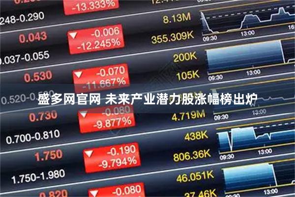 盛多网官网 未来产业潜力股涨幅榜出炉
